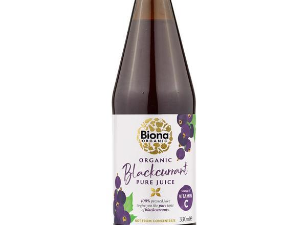 Biona Blackcurrant Pure SuperJuice - 100% Organic 330ml