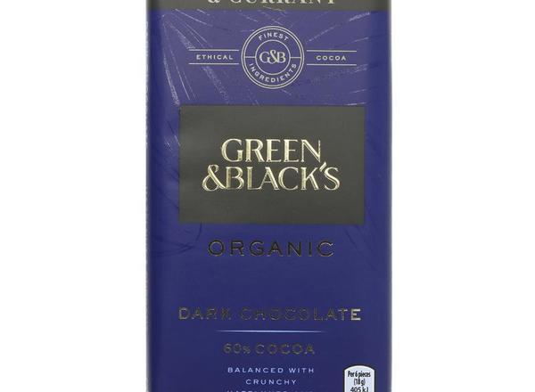 Chocolate Dark Hazelnut and Currant (Green & Blacks)