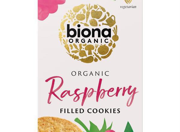 Organic Raspberry Filled Cookies 175g