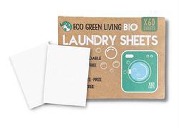 Eco Green Living Laundry Detergent Sheets x 60 Fragrance free