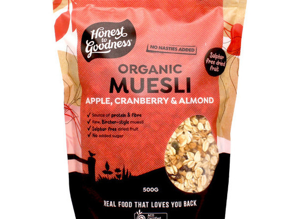 Muesli - Apple, Cranberry & Almond - Organic - HG