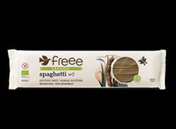 Doves Farm number 7 Brown Rice Spaghetti made in Italy