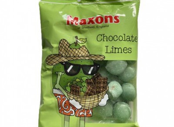 Maxons Chocolate Limes Bag 250g