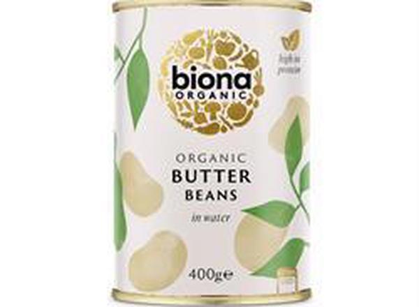 Biona Butter Beans in tins