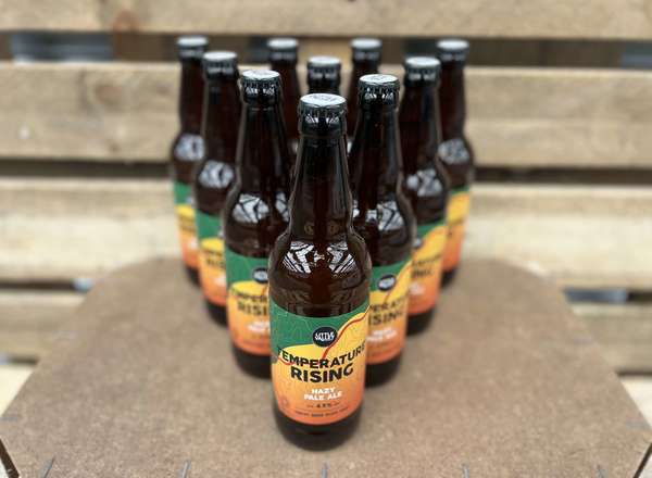 Case of 12 x 500ml Temperature Rising Hazy Pale