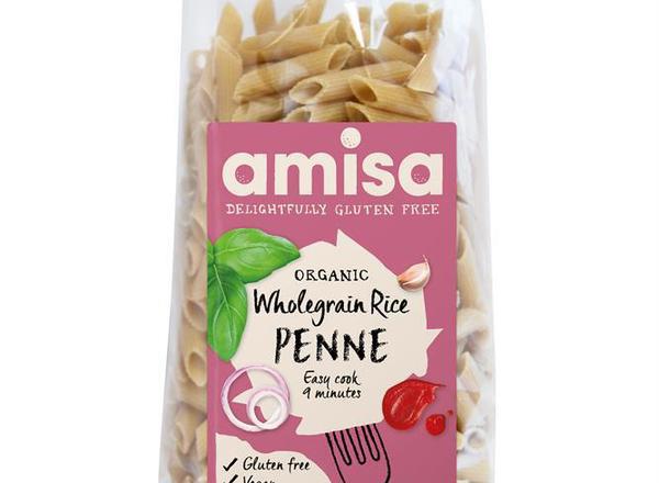 Organic & Gluten Free Wholegrain Rice Penne 500g