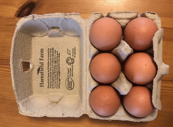 Organic eggs