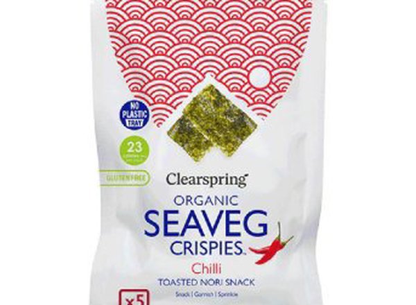 Clearspring Chilli Seaveg Crispies - NO TRAY