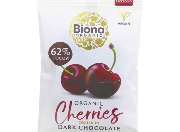 Biona Organic Dark Chocolate-Coated Cherries