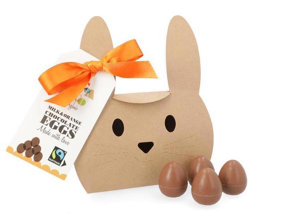 Organic Milk Chocolate & Orange Mini Eggs 140g