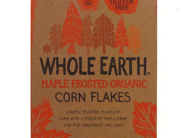 Cereal Cornflakes Maple Frosted 375g (Whole Earth)