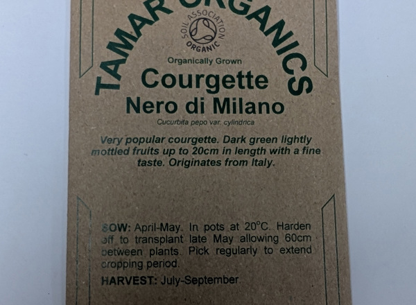 (Seeds) Courgette - Nero di Milano