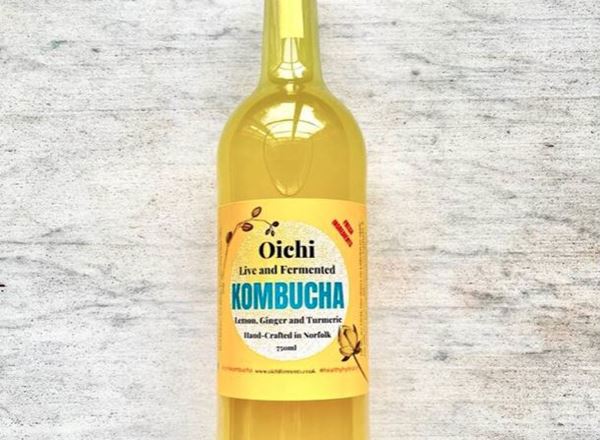 Oichi Kombucha Lemon Ginger and Tumeric