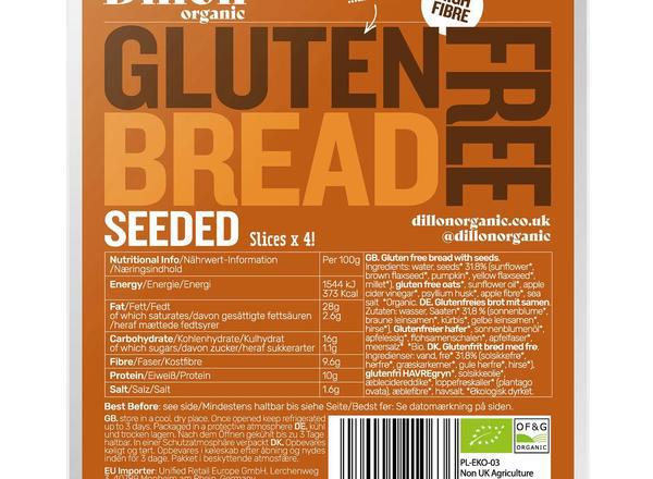 Dillon Gluten Free Bread Seeded