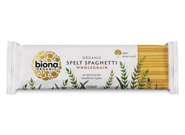 Organic Wholegrain Spelt Spaghetti Pasta 500g