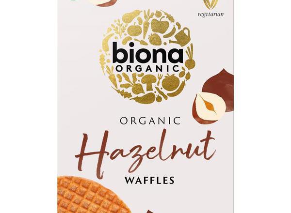 Organic Hazelnut Syrup Waffles 175g