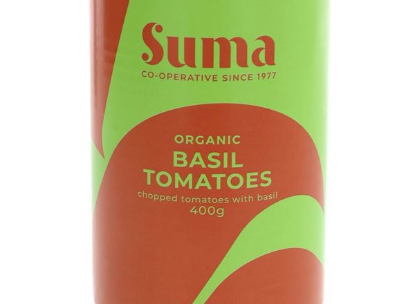 Suma Chopped Tomatoes with Basil (Organic) 400g