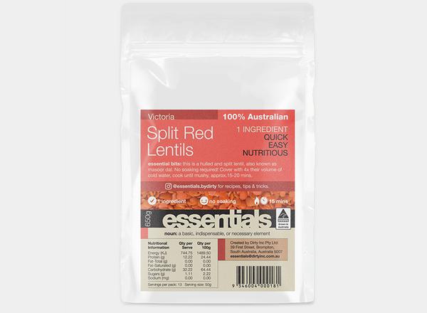 Lentil: Split Red - DI