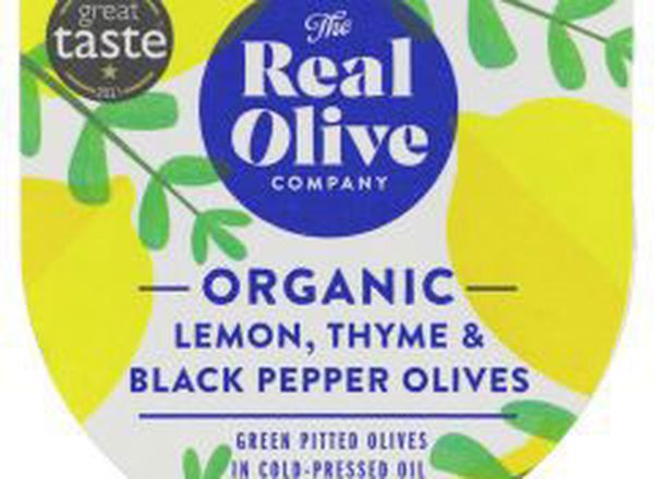 The Real Olive Company Lemon Thyme and Black Pepper