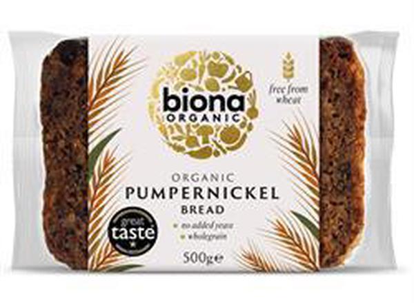 Biona Pumpernickel Bread 500g