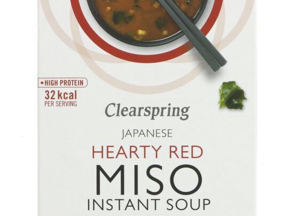 Soup Miso Hearty Red Instant Soup (Clearspring)