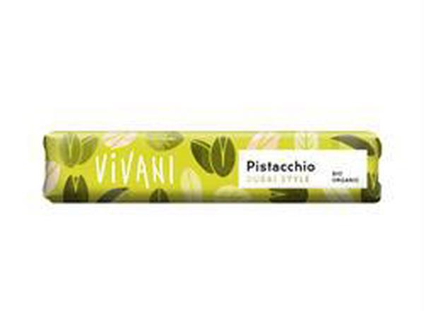 Vivani Dubai Style Pistachio Organic Chocolate bar