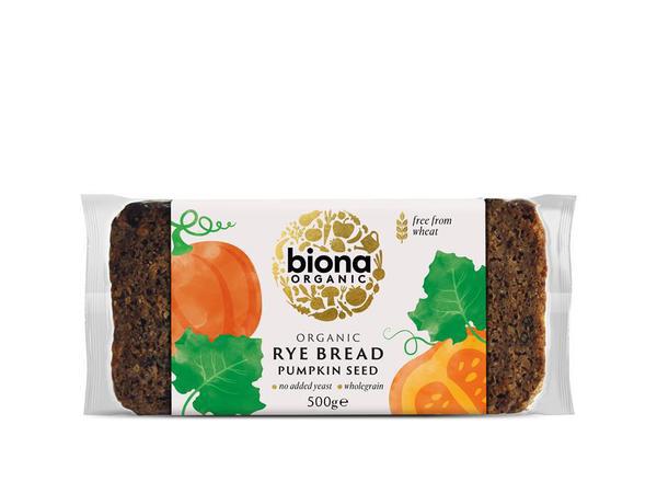 Organic Rye Bread - Pumpkin Seed - 500g