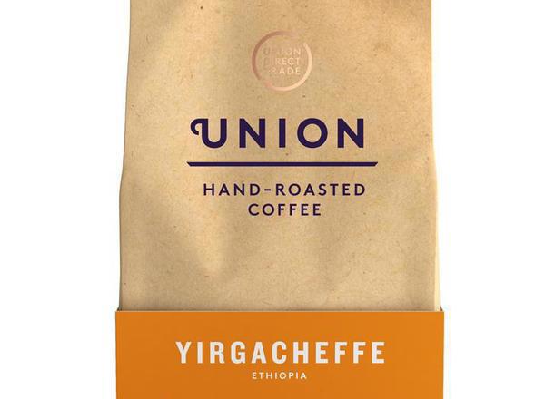 Union Coffee Organic Yirgacheffe Ethiopia Cafetiere Grind