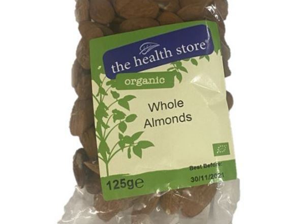 Organic Almonds Whole - 125G
