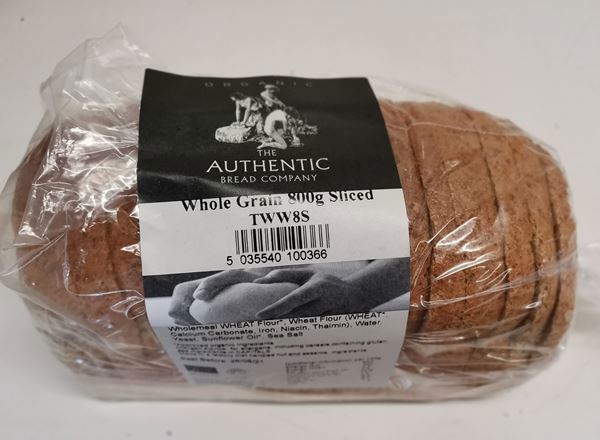 Authentic Large Organic Wholemeal bread (sliced)