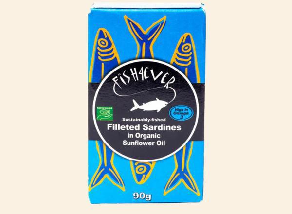 Fish4Ever Filleted Sardines in Organic Sunflower Oil