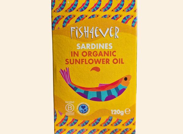 Fish4Ever Sardines in Organic Sunflower Oil