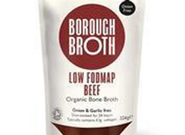 Borough Broth beef bone broth 100% Organic Low FODMAP 324g