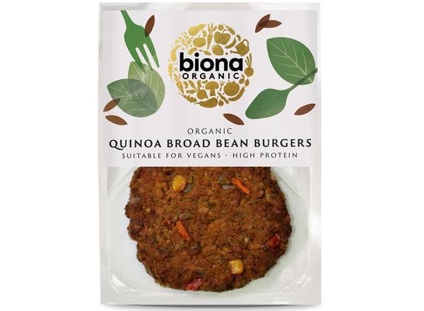 Organic Quinoa and Broad Bean Burger 150g