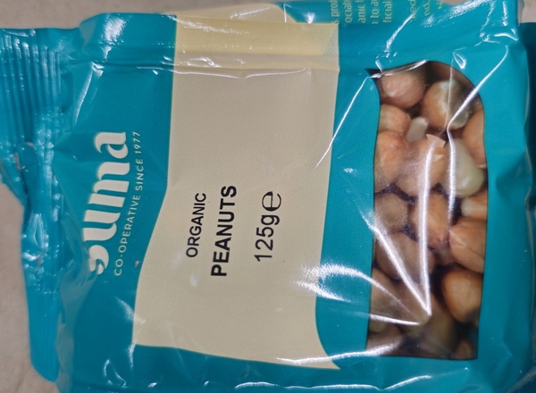 Organic Peanuts 125g