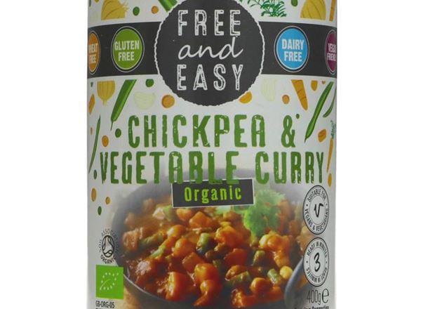 (Free & Easy) Curry - Chickpea & Vegetable 400g
