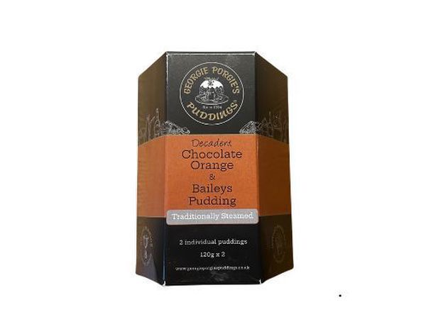 Decadent Chocolate Orange & Baileys Christmas Pudding 2 X 120g