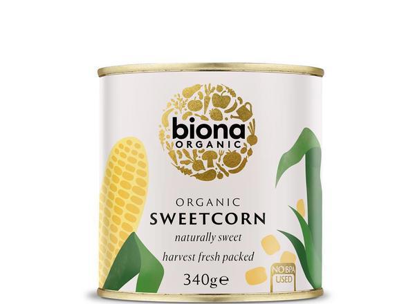 Organic Sweetcorn 340g