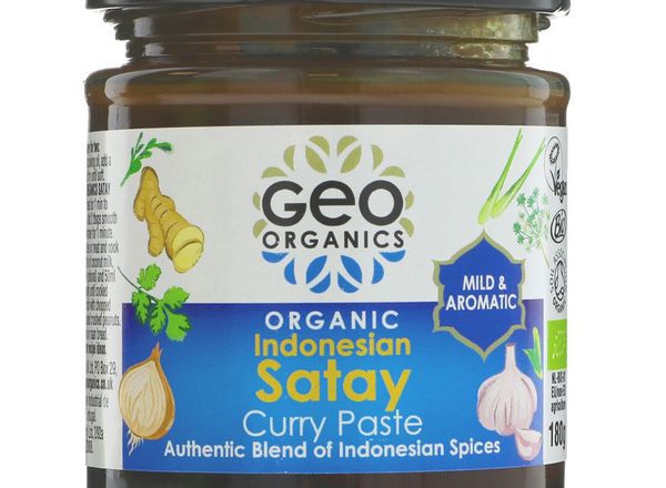(Geo Organics) Paste - Indonesian Satay 180g