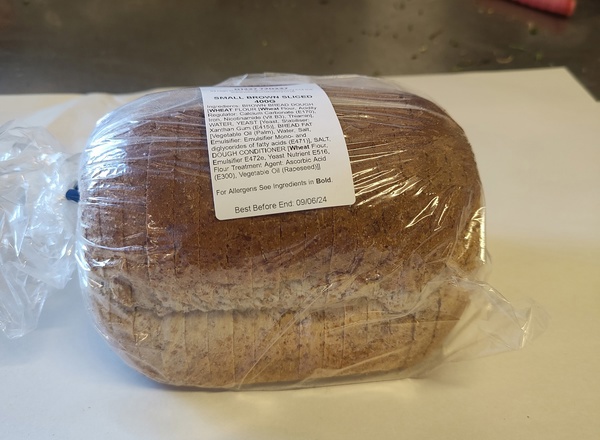 Bread- Brown Sliced (400g)