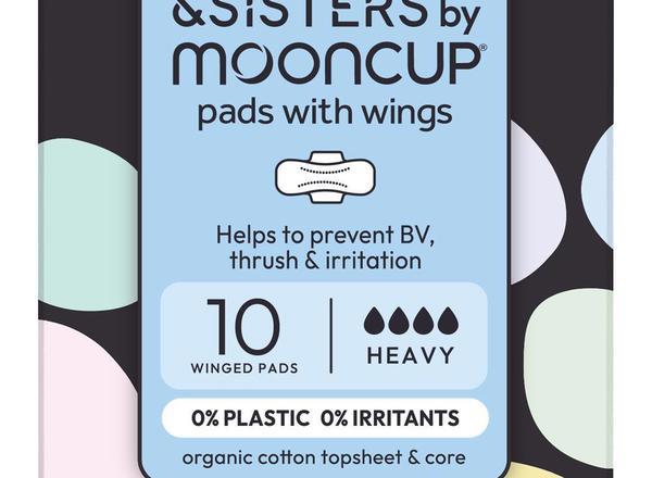 Organic Cotton Pads With Wings | Heavy Absorbency | (10 pack)