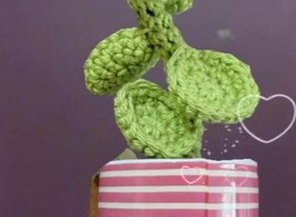 Plumkat little potted crochet succulents