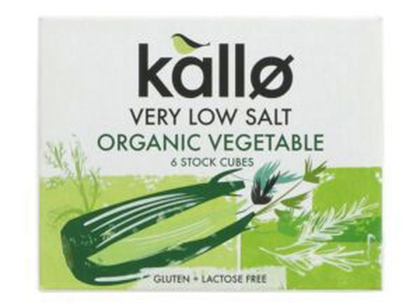 Stock Cubes Vegetable Very Low Salt (Kallo)