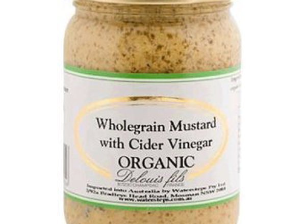 Delouis Whole Grain Mustard with Cider Vinegar