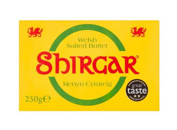 Shirgar, Salted Welsh Butter, 250g