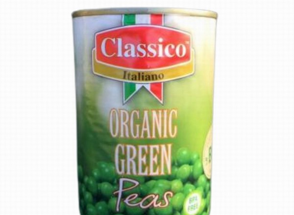 Green Peas - organic tinned