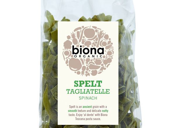 Organic Spelt Spinach Tagliatelle - 250G