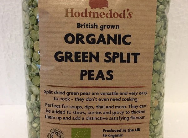 Peas - Organic British Green Split - Dried