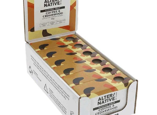 Coffee & Cedarwood Shaving Soap Bar