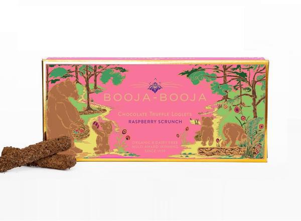 Organic Raspberry Scrunch Chocolate Truffle Loglets 115g